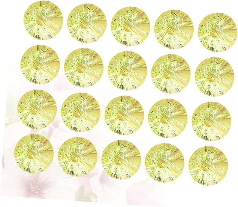 Light Yellow Crystal Sewing Buttons 50pcs For DIY Clothes Sweaters Coats Jackets - Image 2